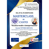 MASTERCLASS DI CANTO 